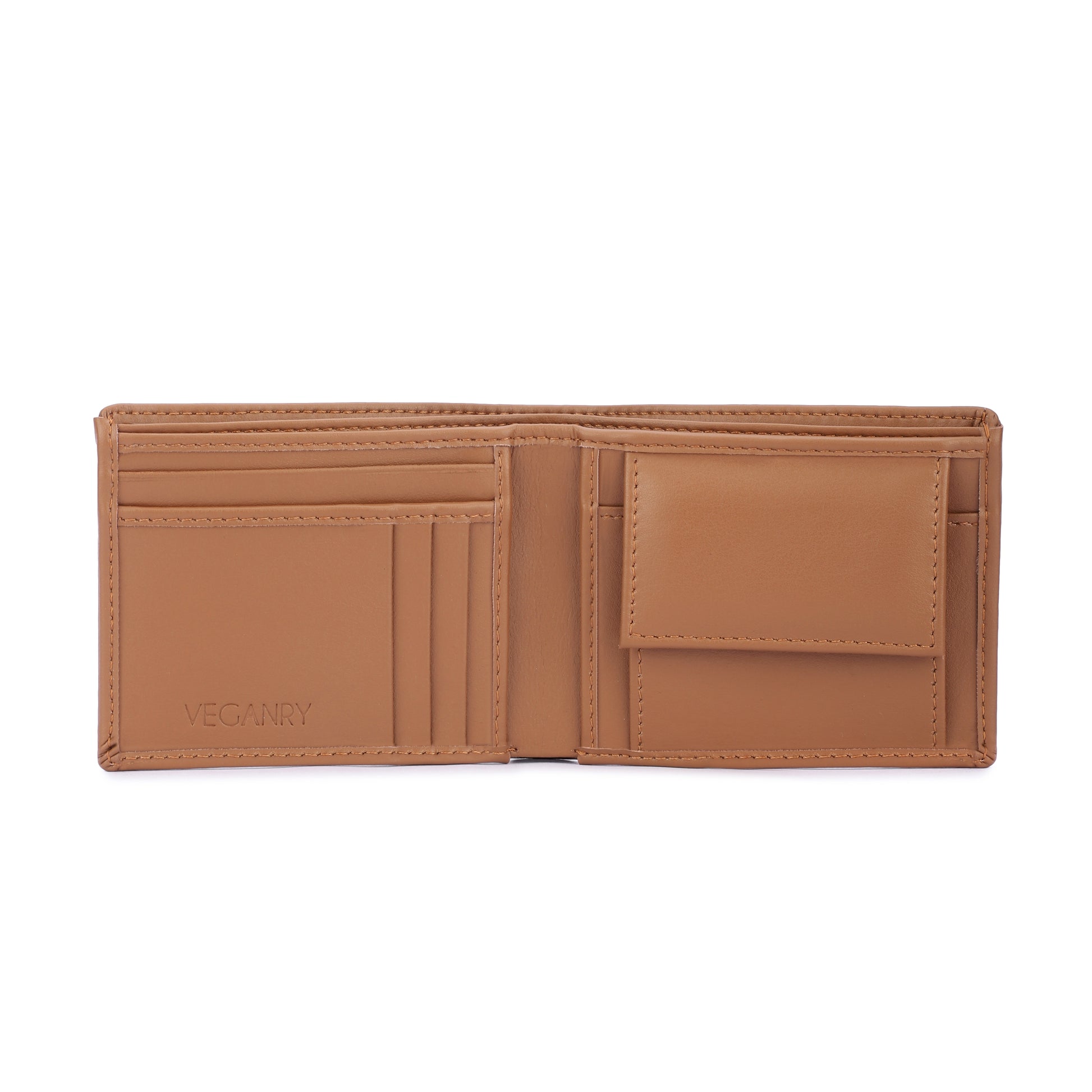 Vegan wallet for Men Brown