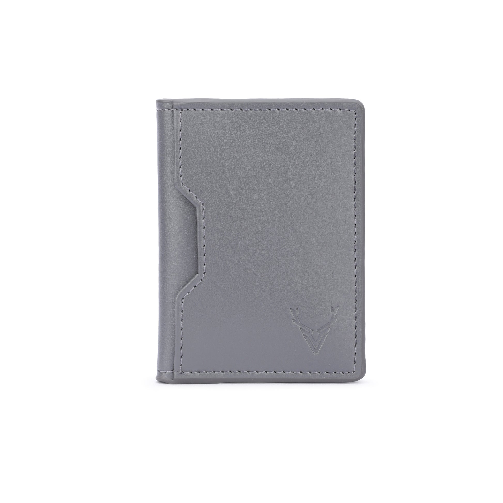 Vegan Card wallet for Men Grey