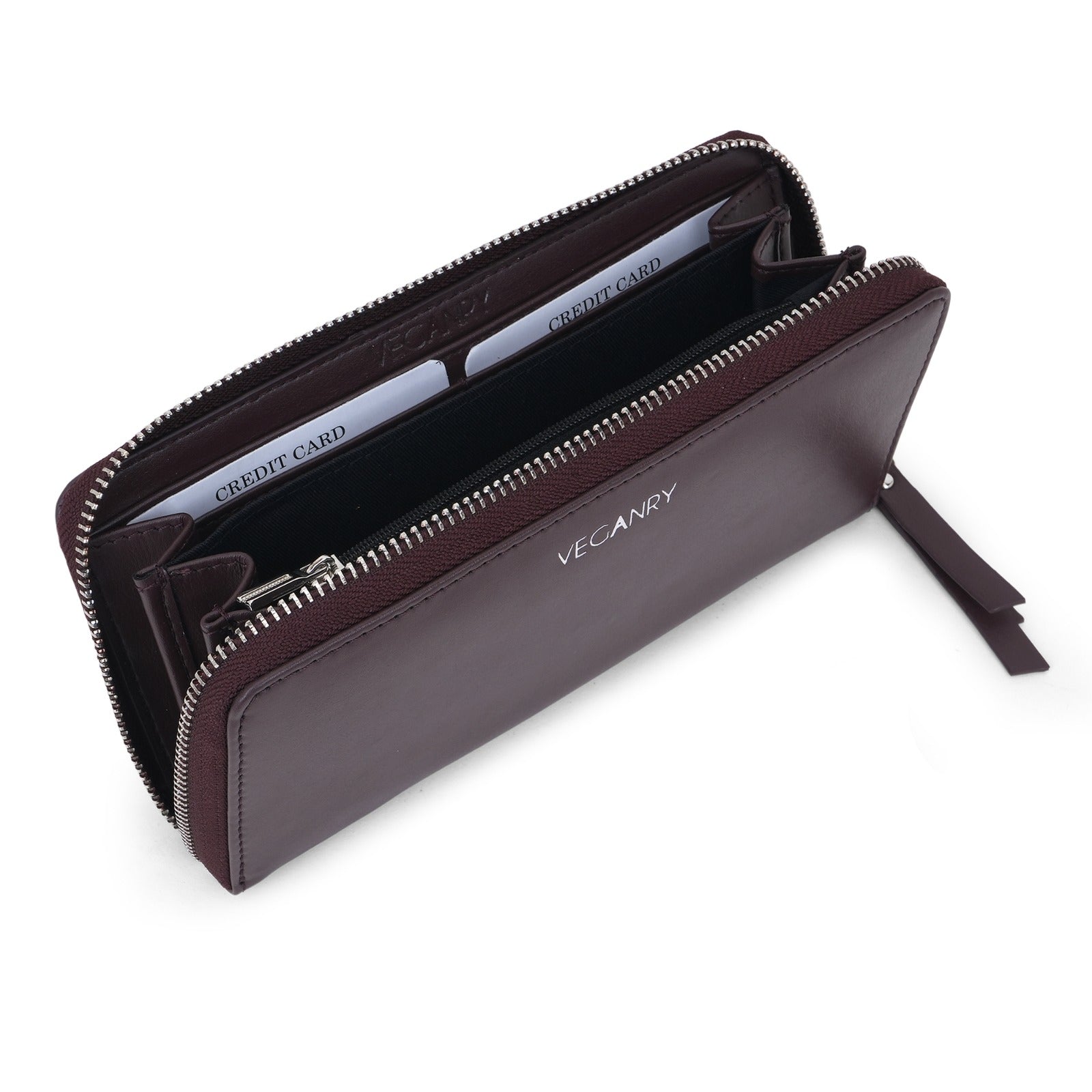 Vegan Wallet for Women Coffee