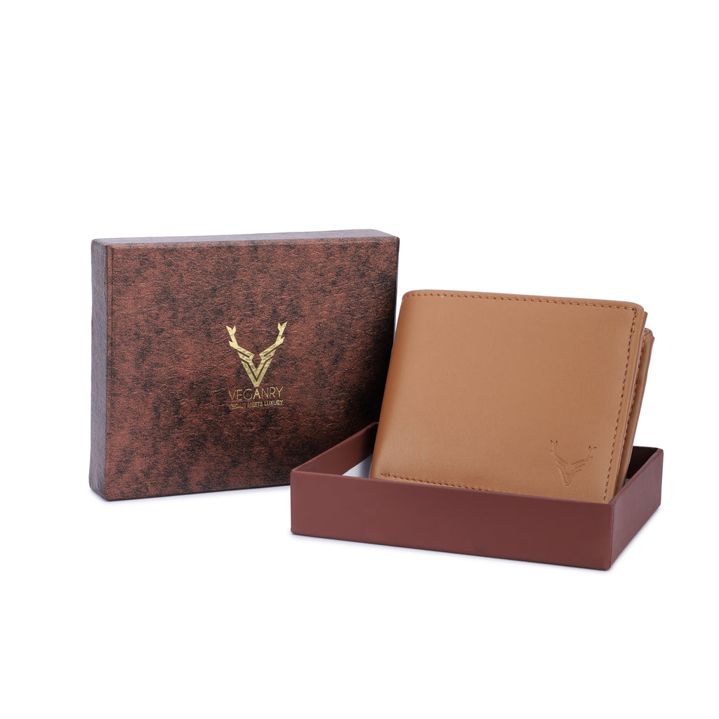 Vegan wallet for Men Brown