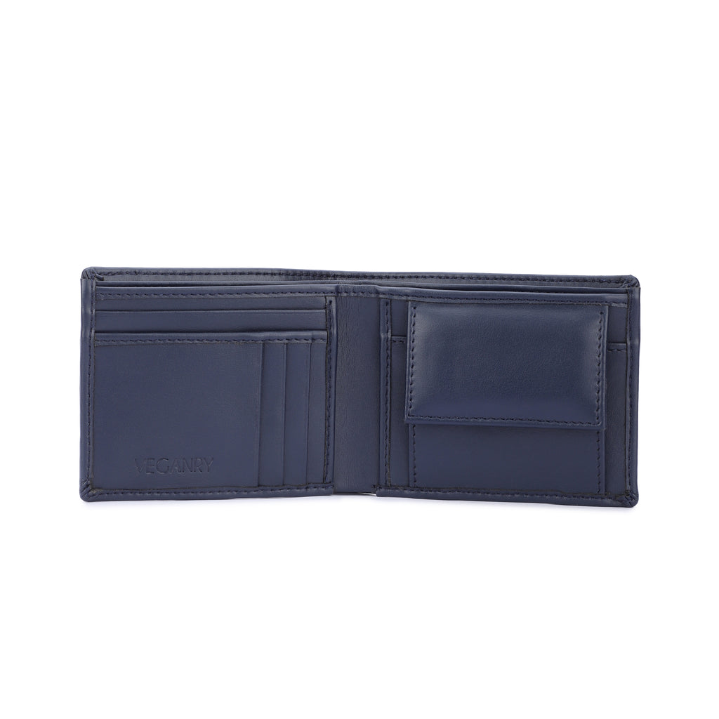 Vegan wallet for Men Blue
