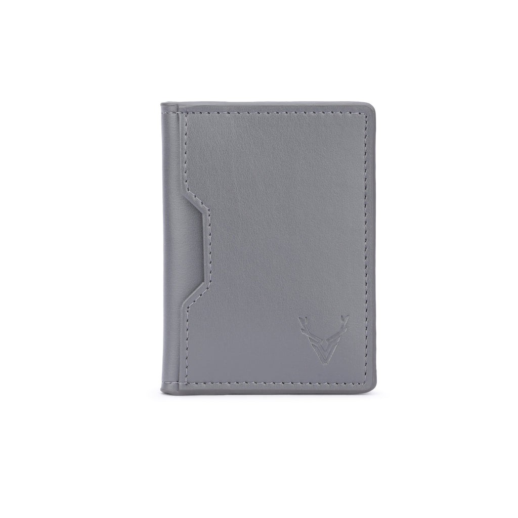 Vegan Card wallet for Men Grey