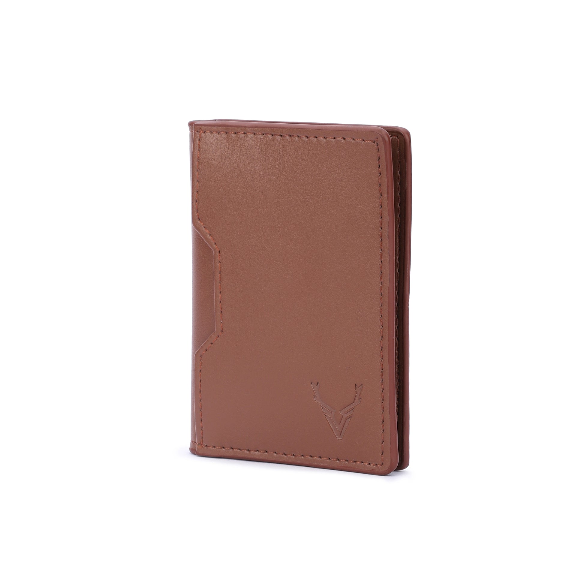 Vegan Card wallet for Men Brown